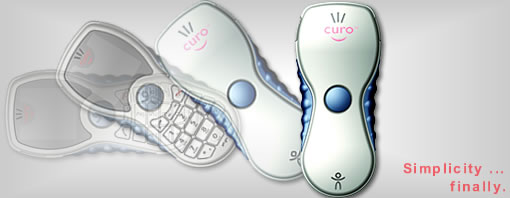 Curo's unique audio user interface simplifies cell phone operation